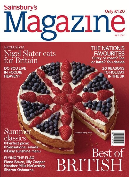 Sainsbury’s Magazine – July 2007 Cover