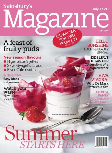 Sainsbury’s Magazine – June 2008 Cover