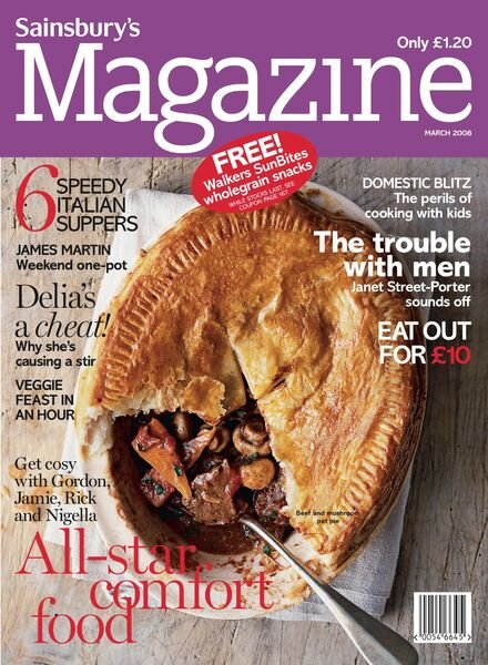 Sainsbury’s Magazine – March 2008 Cover