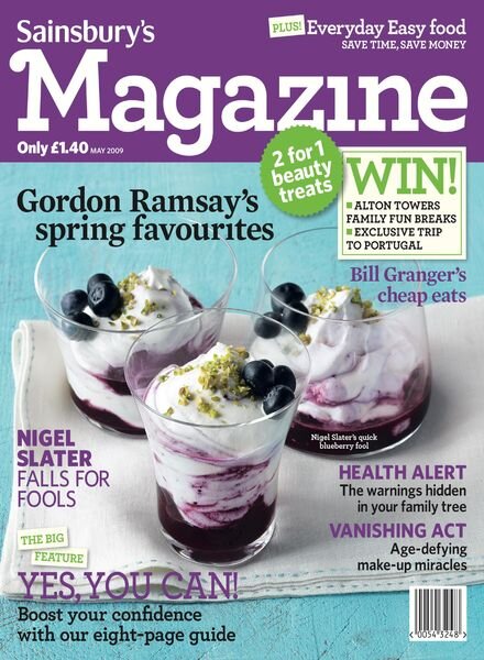 Sainsbury’s Magazine – May 2009 Cover