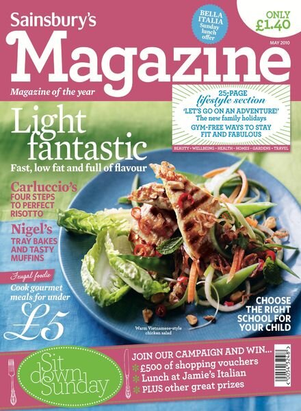 Sainsbury’s Magazine – May 2010 Cover