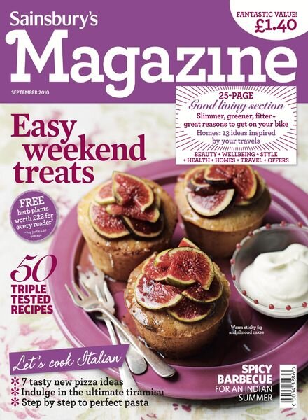 Sainsbury’s Magazine – September 2010 Cover