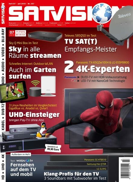 Satvision – Juli 2019 Cover