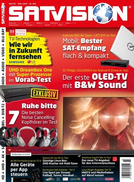 Satvision – Marz 2019 Cover