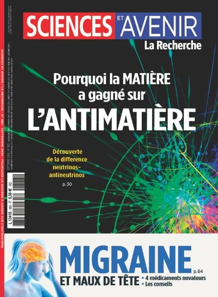 Sciences et Avenir – Septembre 2020 Cover