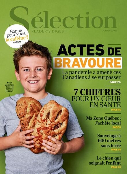 Selection du Reader’s Digest Canada – octobre 2020 Cover