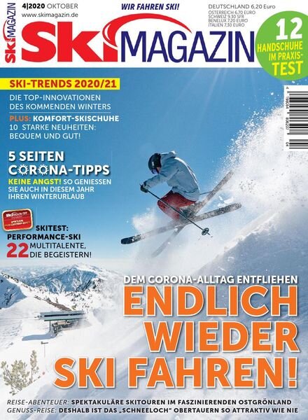 Skimagazin – Oktober 2020 Cover