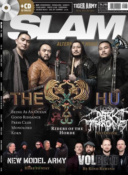 SLAM Alternative Music Magazine – September-Oktober 2019 Cover