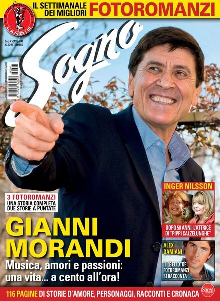 Sogno – 4 Settembre 2020 Cover