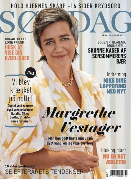 Sondag – 31 august 2020 Cover