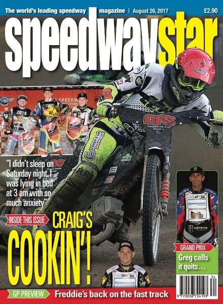 Speedway Star – August 26, 2017 Cover