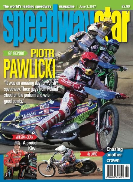 Speedway Star – June 3 2017 Cover