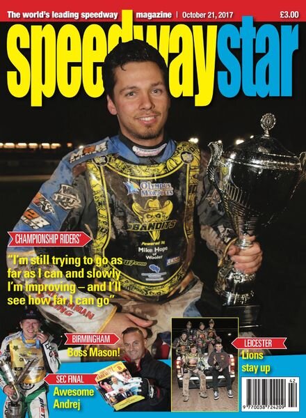 Speedway Star – October 21, 2017 Cover