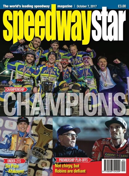 Speedway Star – October 7, 2017 Cover