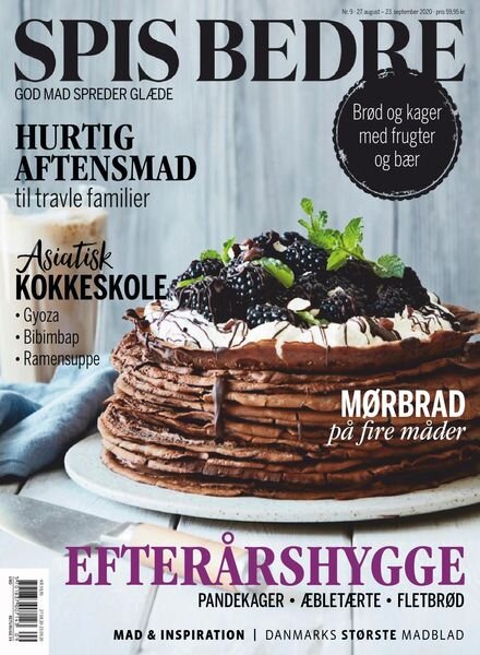 Spis Bedre – september 2020 Cover