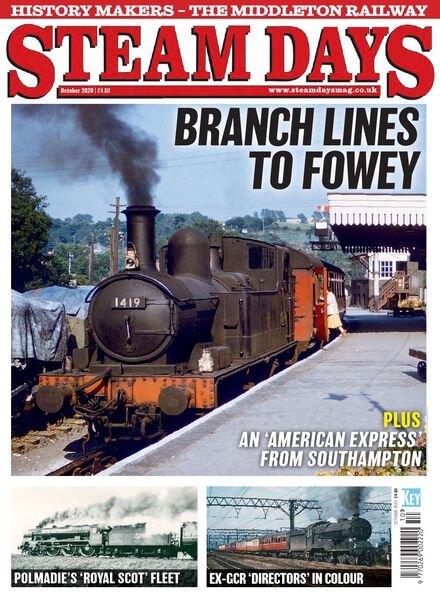 Steam Days – October 2020 Cover