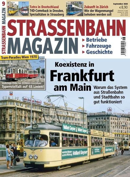Strassenbahn Magazin – September 2020 Cover