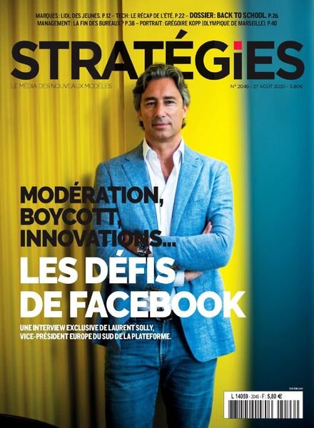 Strategies – 27 Aout 2020 Cover