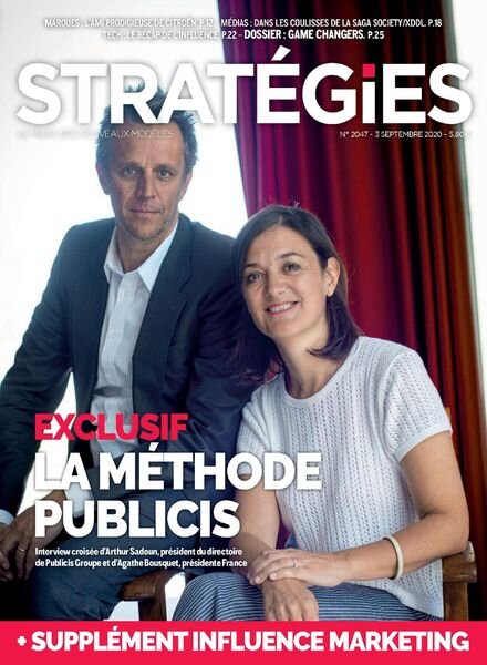 Strategies – 3 Septembre 2020 Cover