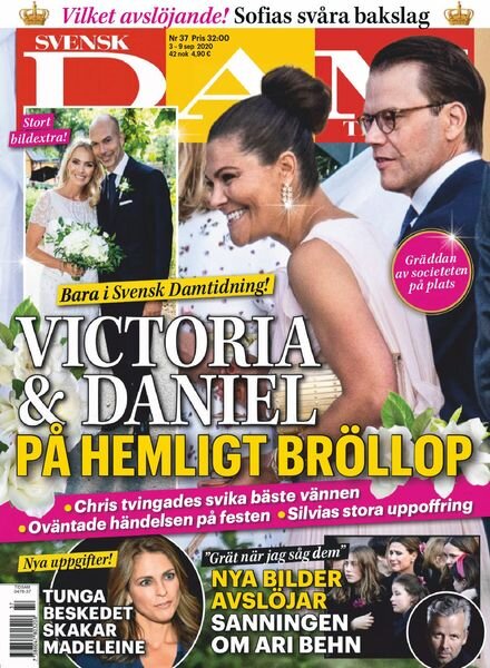 Svensk Damtidning – 03 september 2020 Cover