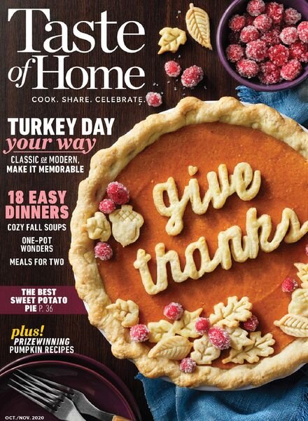 Taste of Home – October 2020 Cover