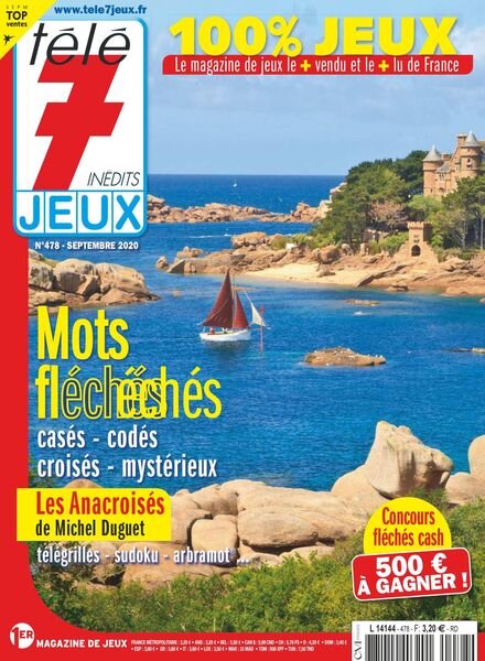Tele 7 Jeux – Septembre 2020 Cover