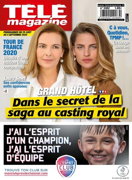 Tele Magazine – 29 Aout 2020 Cover