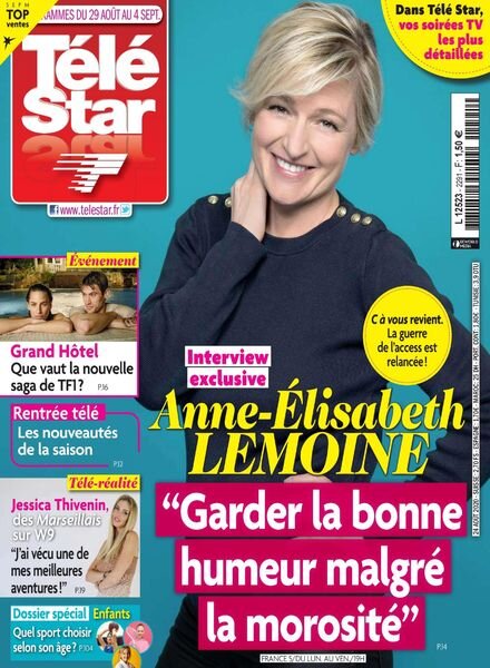 Tele Star – 24 Aout 2020 Cover