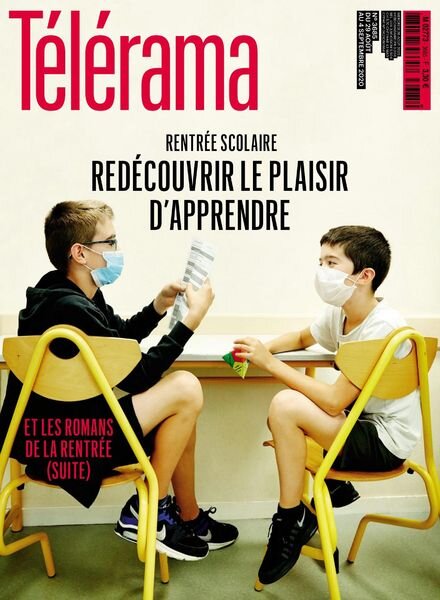Telerama Magazine – 29 Aout 2020 Cover