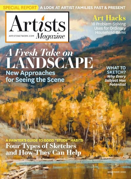 The Artist’s Magazine – November 2020 Cover