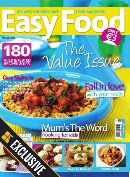 The Best of Easy Food Readly Exclusive – Issue 26 – January 2010 Cover