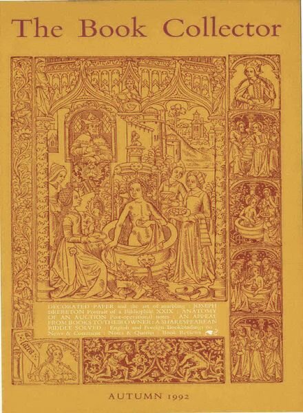 The Book Collector – Autumn 1992 Cover