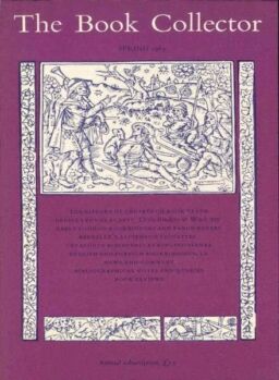 The Book Collector – Spring 1985