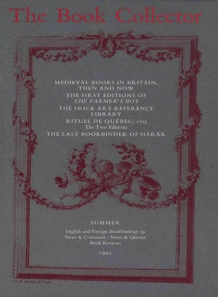 The Book Collector – Summer 1992 Cover