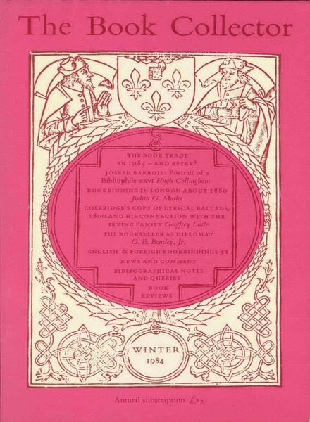 The Book Collector – Winter 1984 Cover