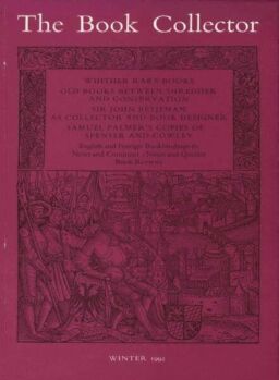 The Book Collector – Winter 1992