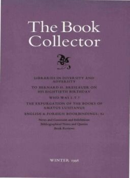 The Book Collector – Winter 1998