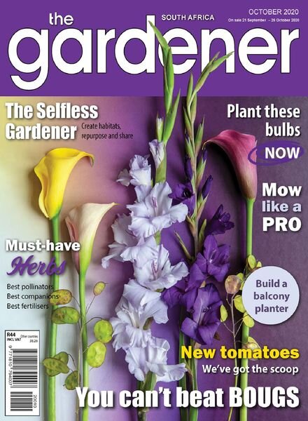 The Gardener South Africa – October 2020 Cover