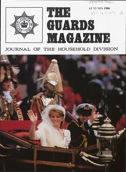The Guards Magazine – Autumn 1986 Cover