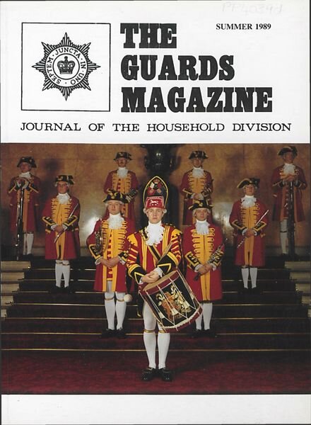 The Guards Magazine – Summer 1989 Cover
