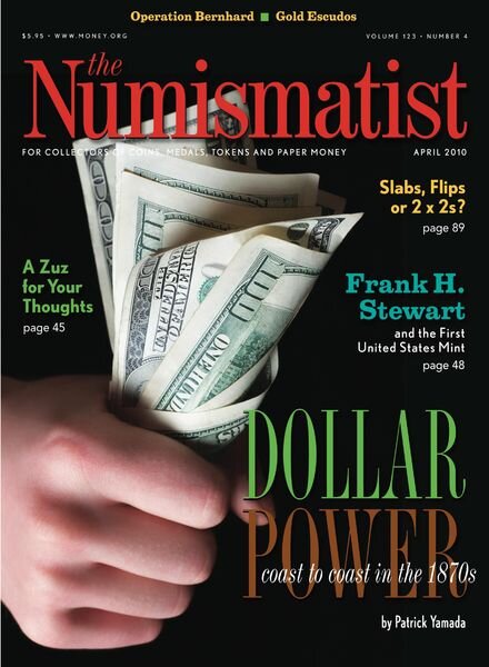 The Numismatist – April 2010 Cover