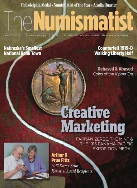 The Numismatist – August 2012 Cover