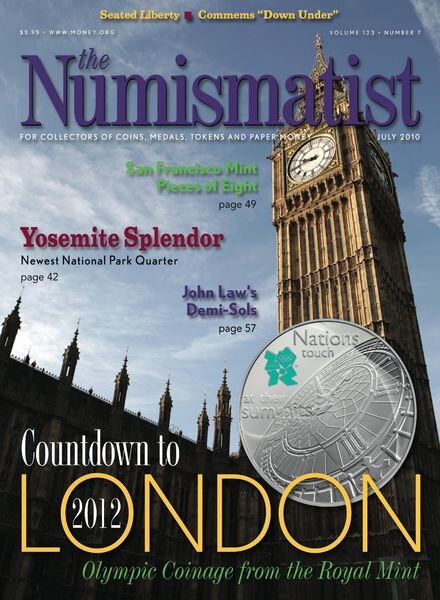 The Numismatist – July 2010 Cover