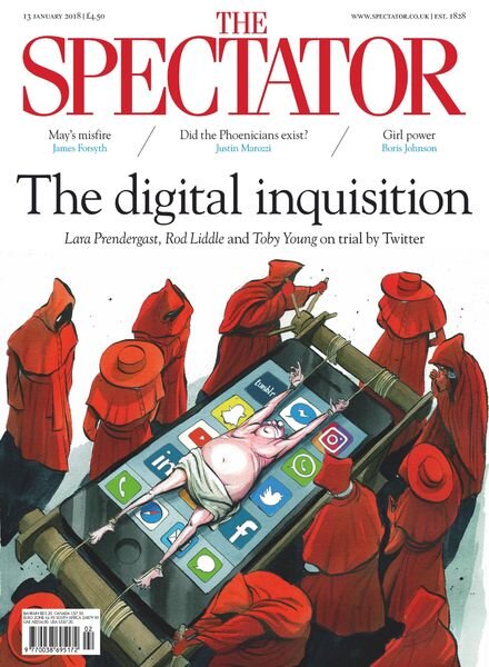 The Spectator – 13.01.2018 Cover