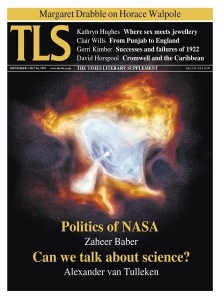 The Times Literary Supplement – 1 September 2017 Cover