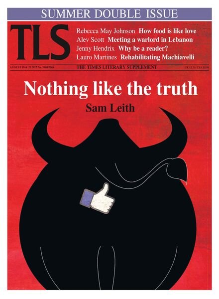 The Times Literary Supplement – August 18 & 25 2017 Cover