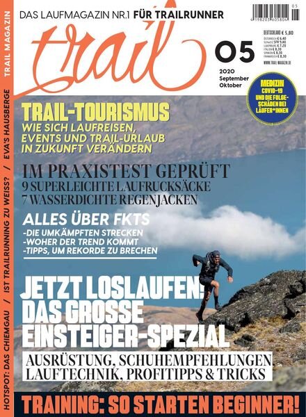 Trail Magazin – September-Oktober 2020 Cover