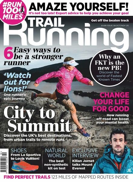 Trail Running – October-November 2020 Cover