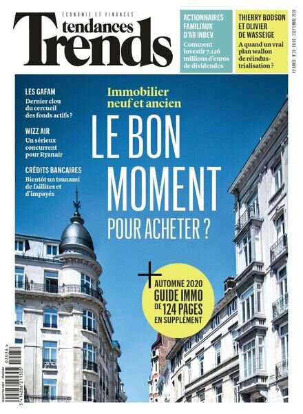 Trends Tendances – 3 Septembre 2020 Cover