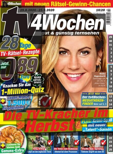 TV 4 Wochen – Nr.10 2020 Cover